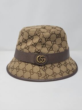 GUCCI GG Canvas Bucket Hat Size S (57cm)